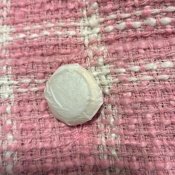 Rachel Zoe NWT Pink and White Tweed Blazer size Medium - Picture 8 of 8